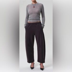 Citizens Of Humanity Charcoal Miro Barrel Sweatpants